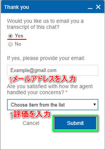 ライブチャット日本語サポート