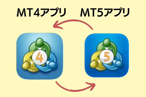 MT4とMT5アプリ