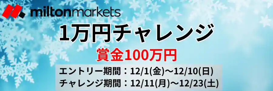 MiltonMarkets-1万円チャレンジ(12月)