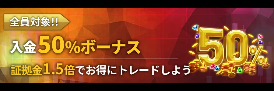 IS6FXの50%入金ボーナス