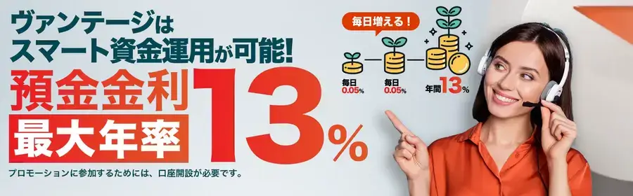 VantageTrading年利13%プログラムとは？