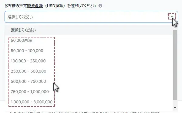 純資産の選択